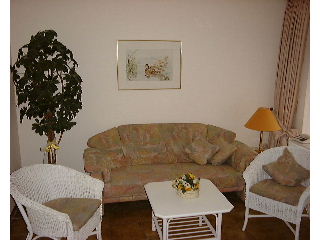 Nordseeinsel Ferienwohnung Sylt Wenningstedt Wohnzimmer