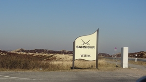 Sansibar Sylt Hinweisschild am Parkplatz 